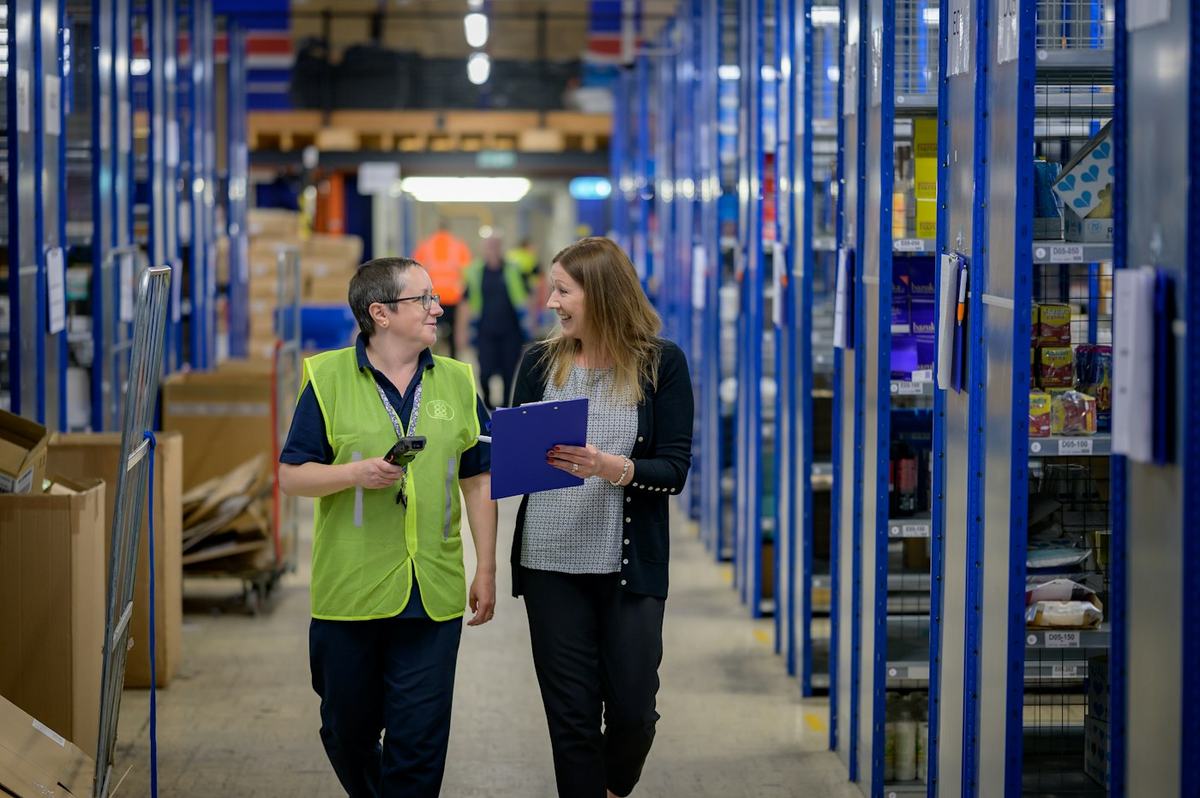 A PCRI expert walking a client site with the plant team