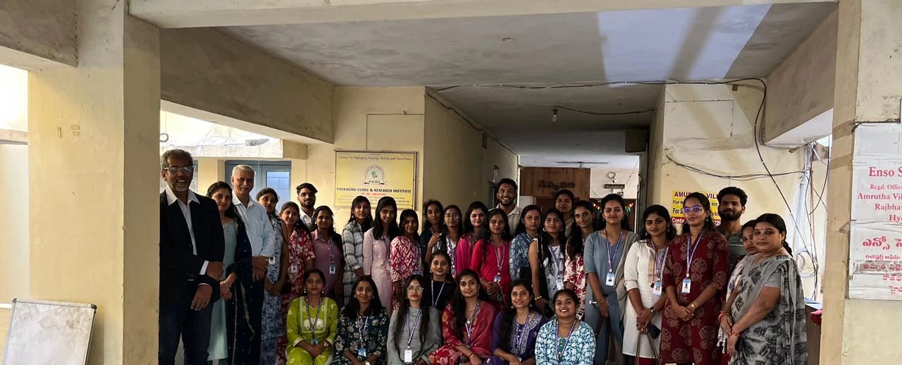 Students and faculty at PCRI, Hyderabad